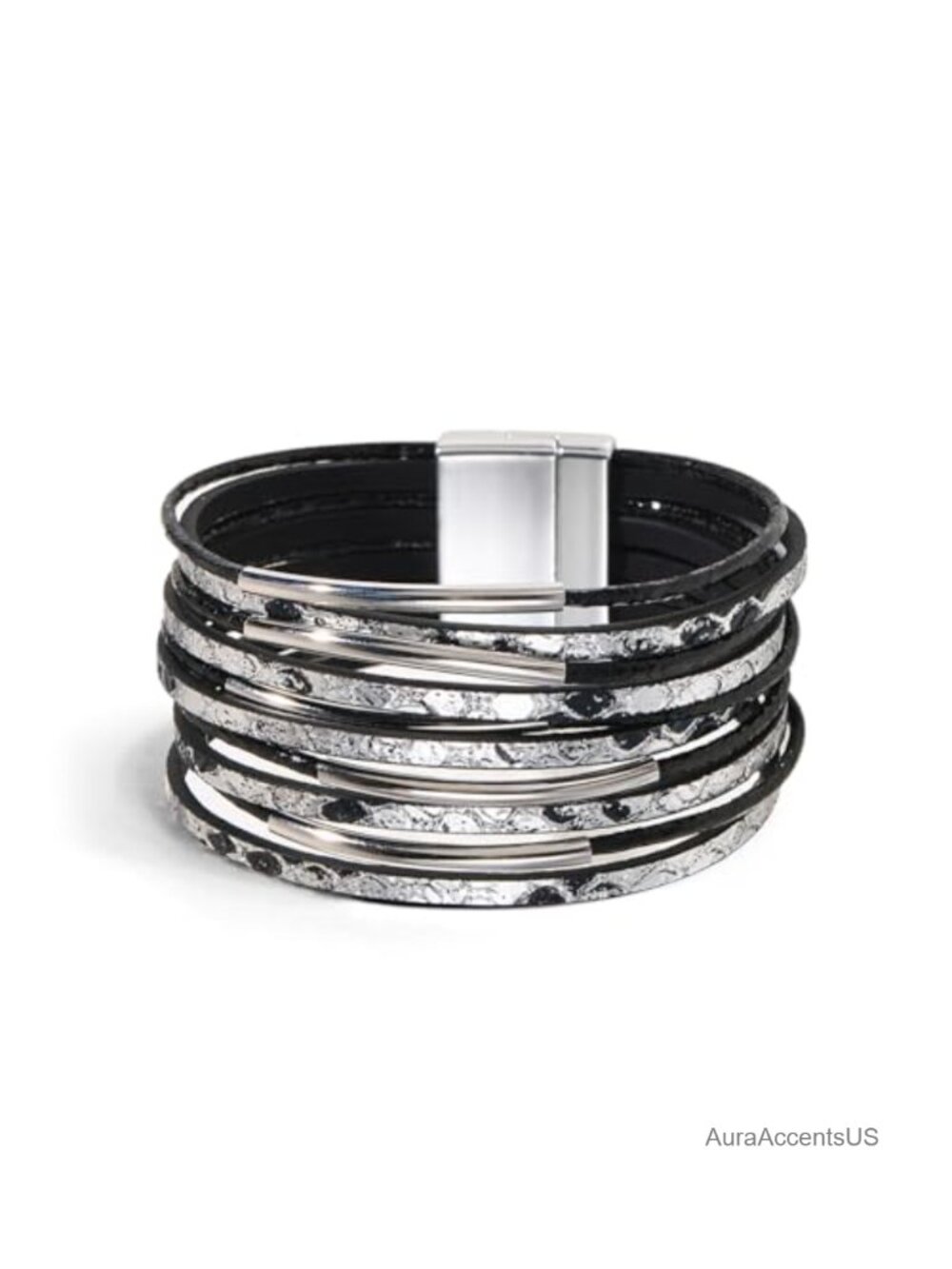 Boho Leather Wrap Bracelet Multi-Layer Handmade Eco-Friendly Women Men